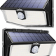 Illustration for article titled Save 20% On 2 Pack LITOM 160 LED Outdoor Solar Motion Sensor Lights with 3 Modes at Amazon